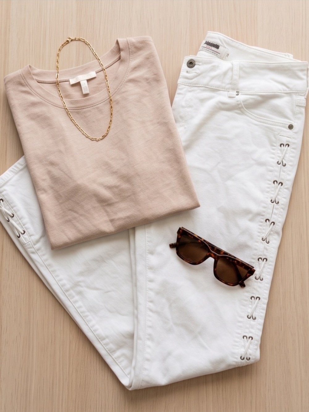 White Denim Skinny Jeans